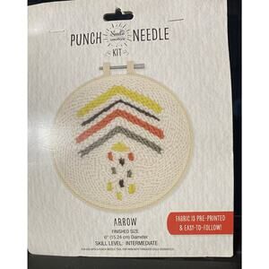 Needle Creations Arrow Art Punch Needle Kit 6 in